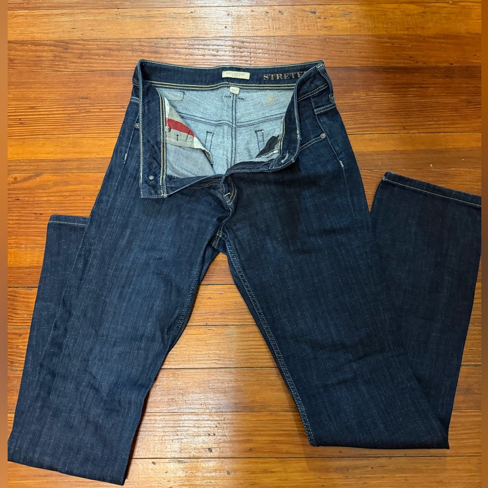 Authentic Burberry Brit Dark Blue Straight Jeans size 29